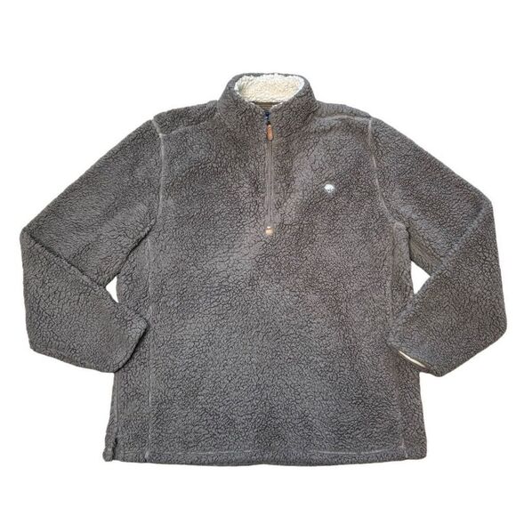 The Southern Shirt Co Quarter Zip‎ Sherpa Pullover Walnut Brown Women’s Size XL - Picture 1 of 8